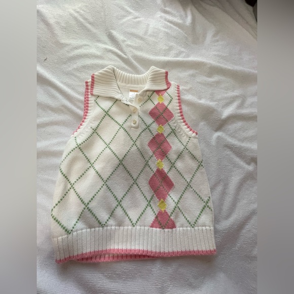 Gymboree vintage argyle vest size 8 - Picture 1 of 5
